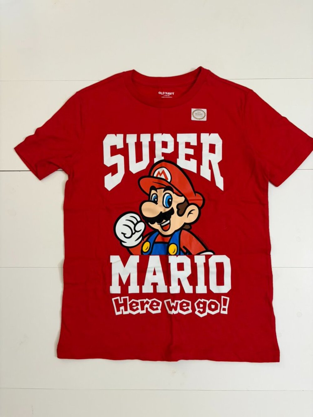 Boys large Super Mario t-shirt